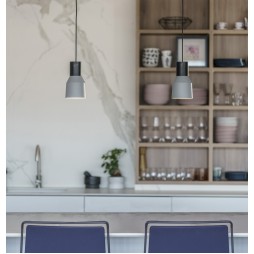 Colgante Kombo gris 12cm Faro